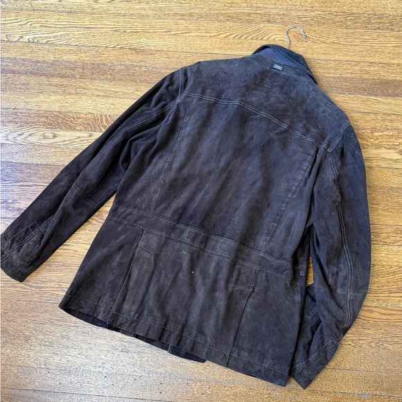 Hugo Boss Brown Suede Jacket – Size 44R (EU 54) - Picture 2 of 5